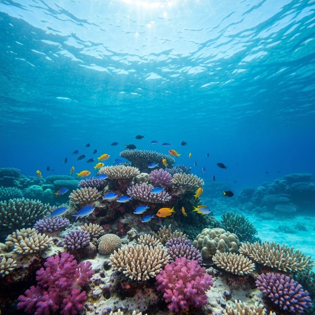 Baa Atoll aerial view